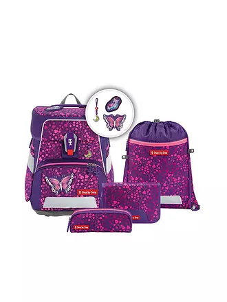 STEP BY STEP | Ensemble de cartable 5 pièces SPACE Shine Dino Night Tyro | beere